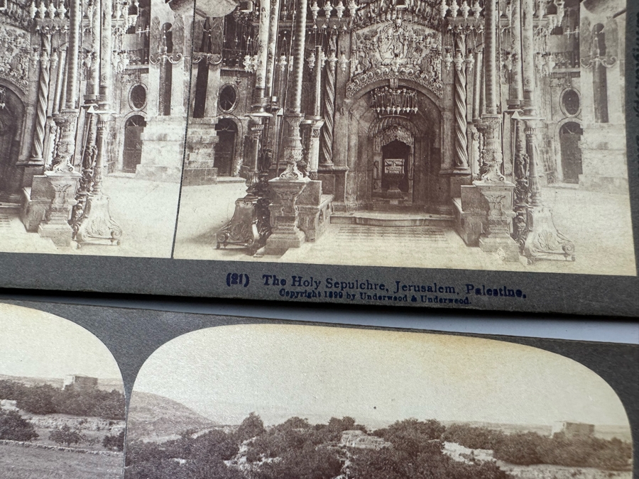 (24) Antique 1899/1900 Underwood & Underwood Collectible Stereoviews Of Biblical Times Palestine Jerusalem Syria J. F. Jarvis Publisher - See Photos [Photo 12]