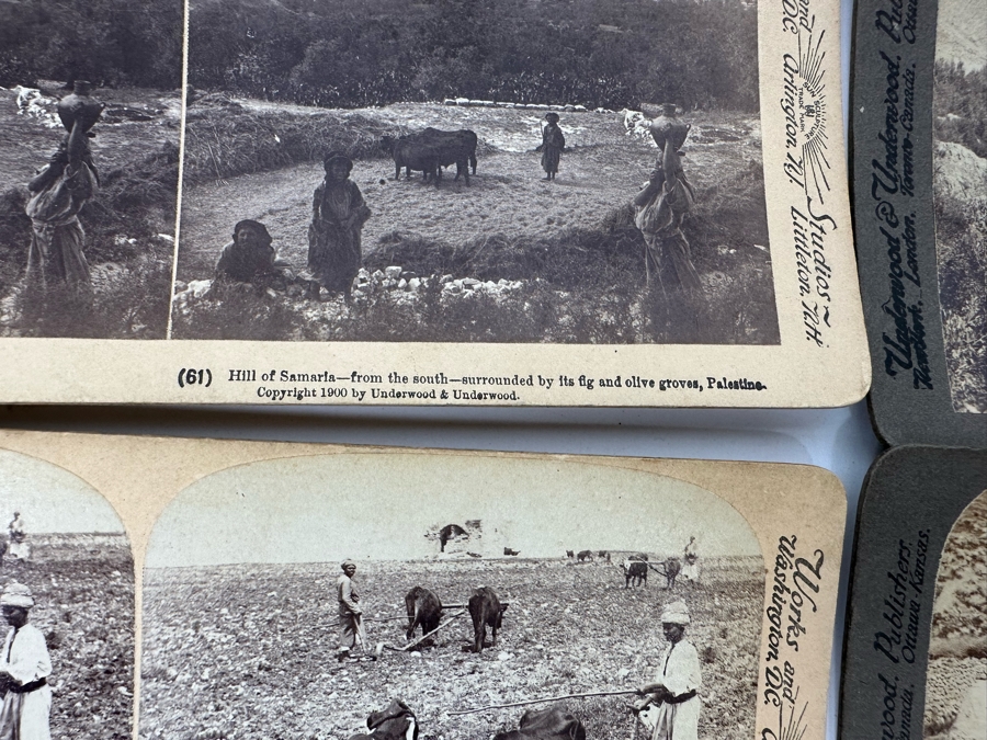 (24) Antique 1899/1900 Underwood & Underwood Collectible Stereoviews Of Biblical Times Palestine Jerusalem Syria J. F. Jarvis Publisher - See Photos [Photo 26]