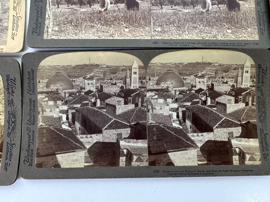 (24) Antique 1899/1900 Underwood & Underwood Collectible Stereoviews Of Biblical Times Palestine Jerusalem Syria J. F. Jarvis Publisher - See Photos [Photo 47]