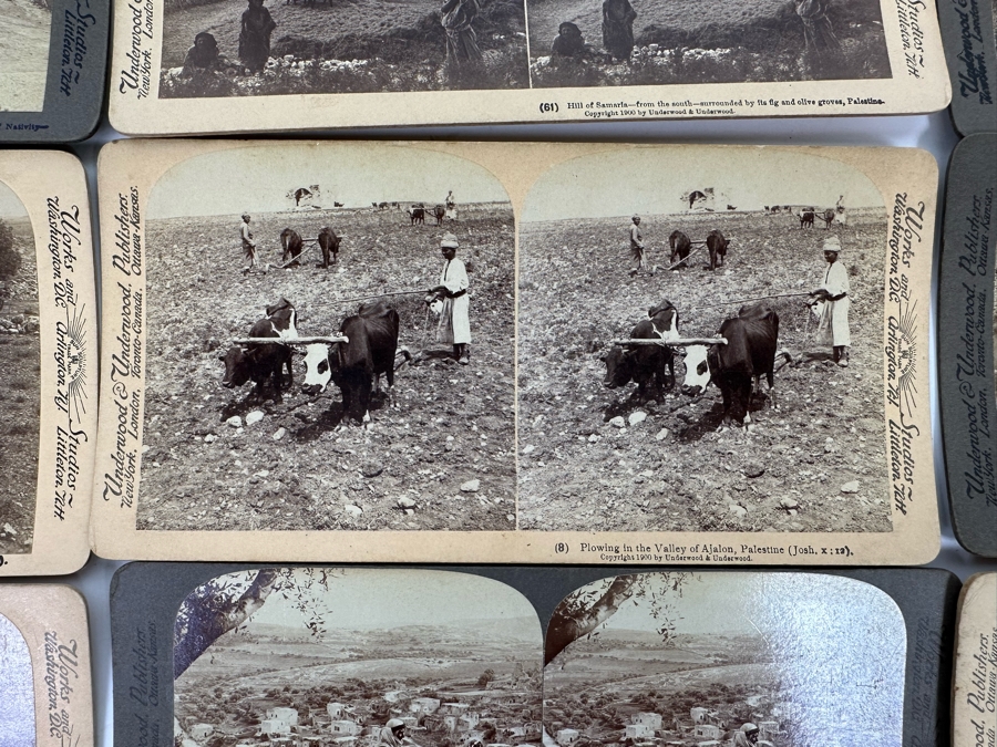 (24) Antique 1899/1900 Underwood & Underwood Collectible Stereoviews Of Biblical Times Palestine Jerusalem Syria J. F. Jarvis Publisher - See Photos [Photo 31]
