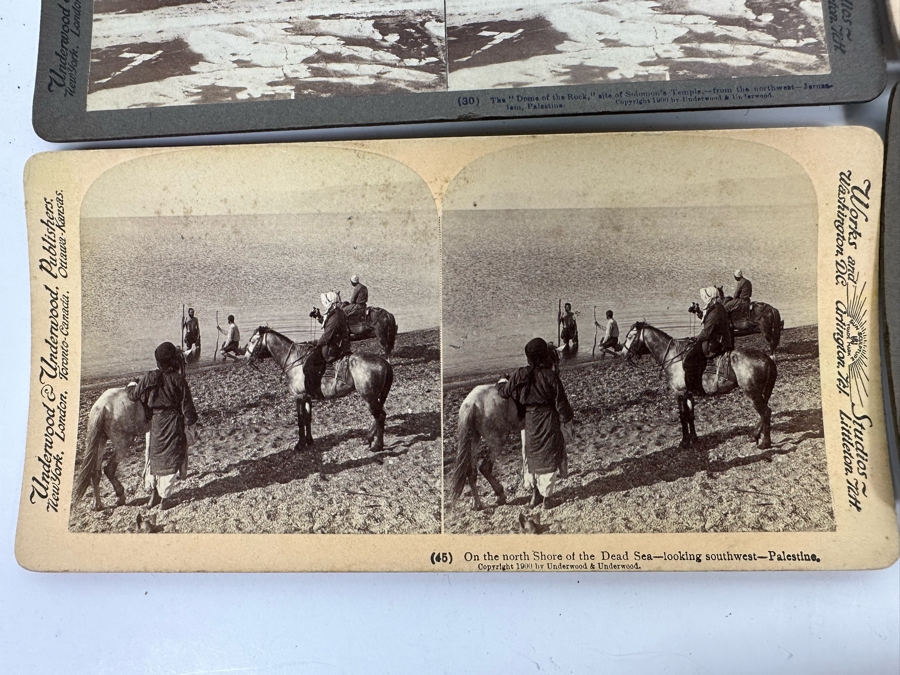 (24) Antique 1899/1900 Underwood & Underwood Collectible Stereoviews Of Biblical Times Palestine Jerusalem Syria J. F. Jarvis Publisher - See Photos [Photo 51]