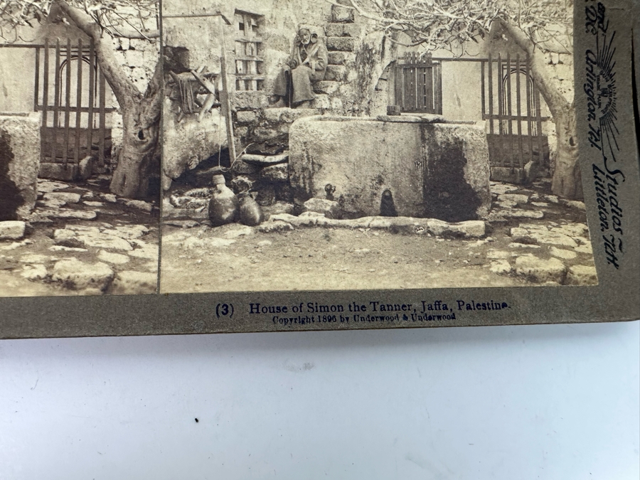(24) Antique 1899/1900 Underwood & Underwood Collectible Stereoviews Of Biblical Times Palestine Jerusalem Syria J. F. Jarvis Publisher - See Photos [Photo 50]