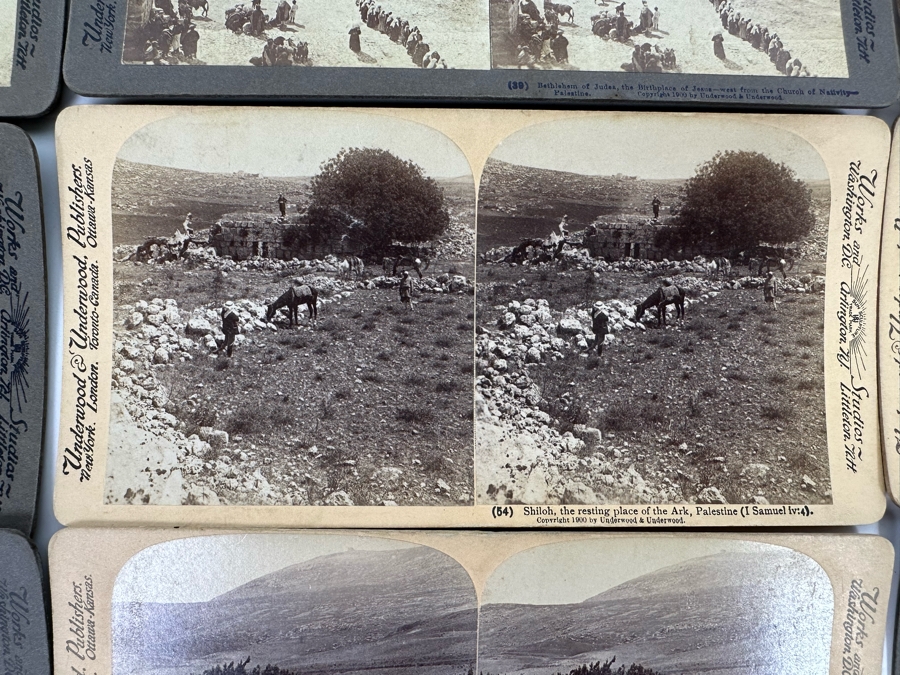 (24) Antique 1899/1900 Underwood & Underwood Collectible Stereoviews Of Biblical Times Palestine Jerusalem Syria J. F. Jarvis Publisher - See Photos [Photo 33]