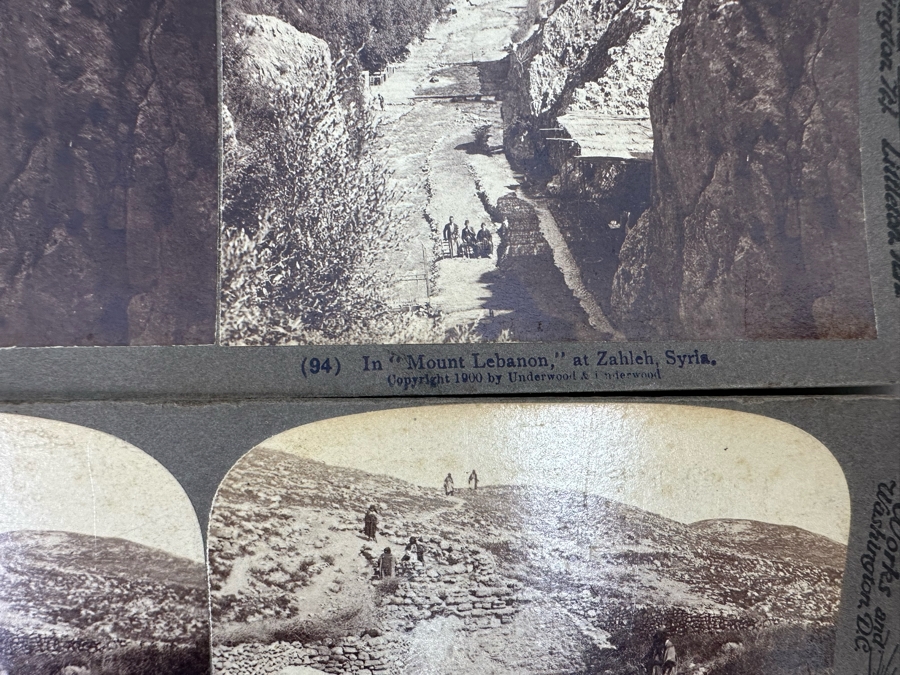 (24) Antique 1899/1900 Underwood & Underwood Collectible Stereoviews Of Biblical Times Palestine Jerusalem Syria J. F. Jarvis Publisher - See Photos [Photo 28]