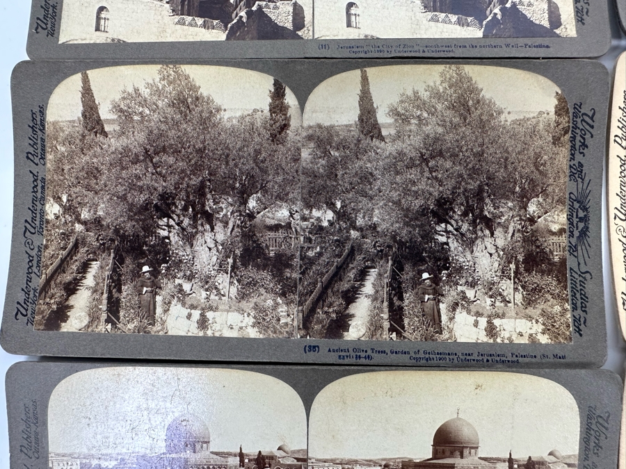 (24) Antique 1899/1900 Underwood & Underwood Collectible Stereoviews Of Biblical Times Palestine Jerusalem Syria J. F. Jarvis Publisher - See Photos [Photo 35]