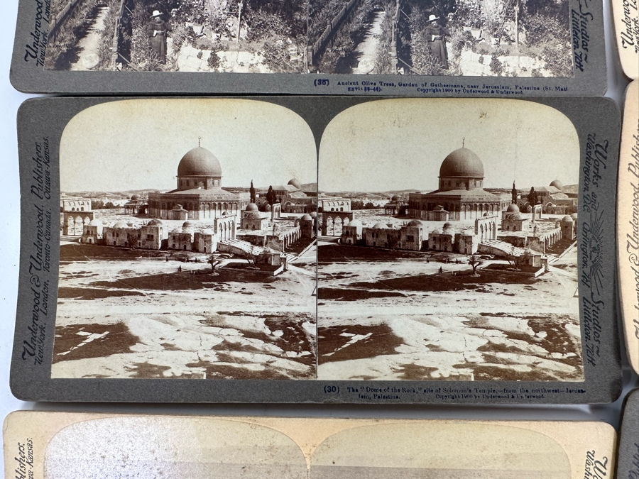 (24) Antique 1899/1900 Underwood & Underwood Collectible Stereoviews Of Biblical Times Palestine Jerusalem Syria J. F. Jarvis Publisher - See Photos [Photo 37]