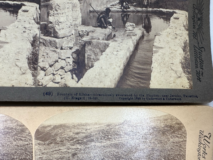 (24) Antique 1899/1900 Underwood & Underwood Collectible Stereoviews Of Biblical Times Palestine Jerusalem Syria J. F. Jarvis Publisher - See Photos [Photo 30]