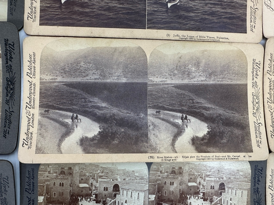 (24) Antique 1899/1900 Underwood & Underwood Collectible Stereoviews Of Biblical Times Palestine Jerusalem Syria J. F. Jarvis Publisher - See Photos [Photo 15]