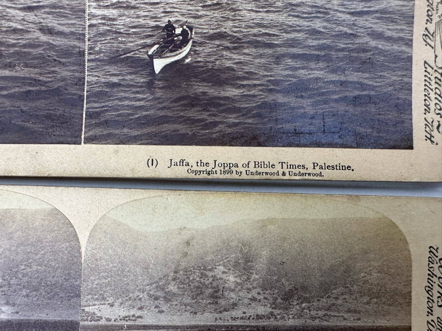 (24) Antique 1899/1900 Underwood & Underwood Collectible Stereoviews Of Biblical Times Palestine Jerusalem Syria J. F. Jarvis Publisher - See Photos [Photo 10]