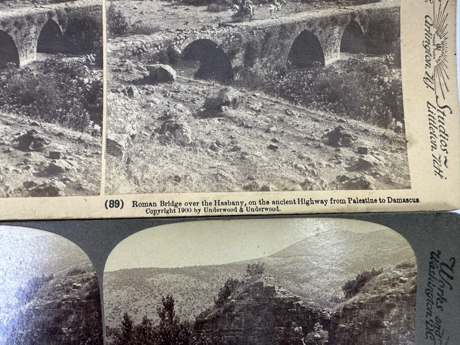 (24) Antique 1899/1900 Underwood & Underwood Collectible Stereoviews Of Biblical Times Palestine Jerusalem Syria J. F. Jarvis Publisher - See Photos [Photo 44]