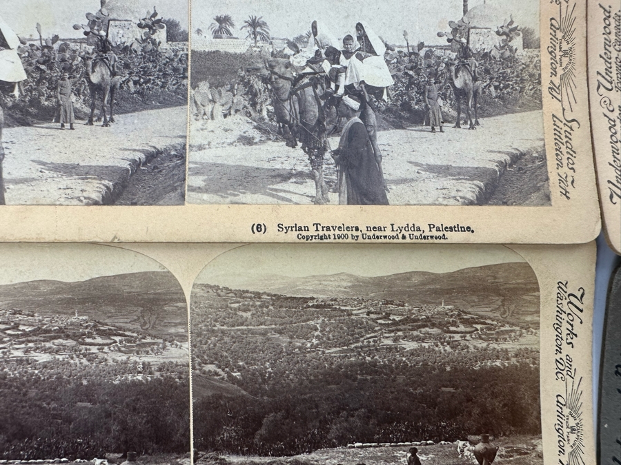 (24) Antique 1899/1900 Underwood & Underwood Collectible Stereoviews Of Biblical Times Palestine Jerusalem Syria J. F. Jarvis Publisher - See Photos [Photo 18]