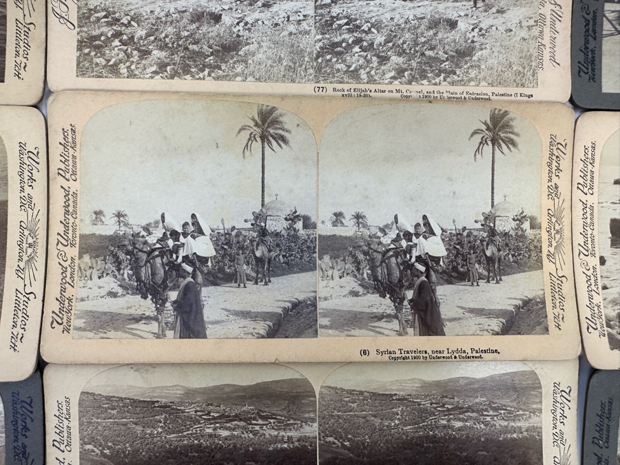 (24) Antique 1899/1900 Underwood & Underwood Collectible Stereoviews Of Biblical Times Palestine Jerusalem Syria J. F. Jarvis Publisher - See Photos [Photo 17]