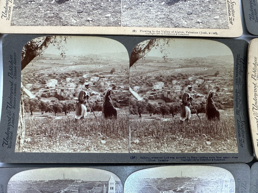 (24) Antique 1899/1900 Underwood & Underwood Collectible Stereoviews Of Biblical Times Palestine Jerusalem Syria J. F. Jarvis Publisher - See Photos [Photo 41]
