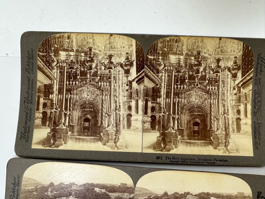 (24) Antique 1899/1900 Underwood & Underwood Collectible Stereoviews Of Biblical Times Palestine Jerusalem Syria J. F. Jarvis Publisher - See Photos [Photo 11]