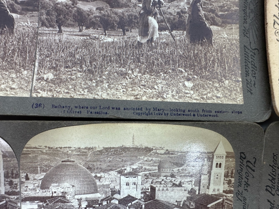 (24) Antique 1899/1900 Underwood & Underwood Collectible Stereoviews Of Biblical Times Palestine Jerusalem Syria J. F. Jarvis Publisher - See Photos [Photo 42]