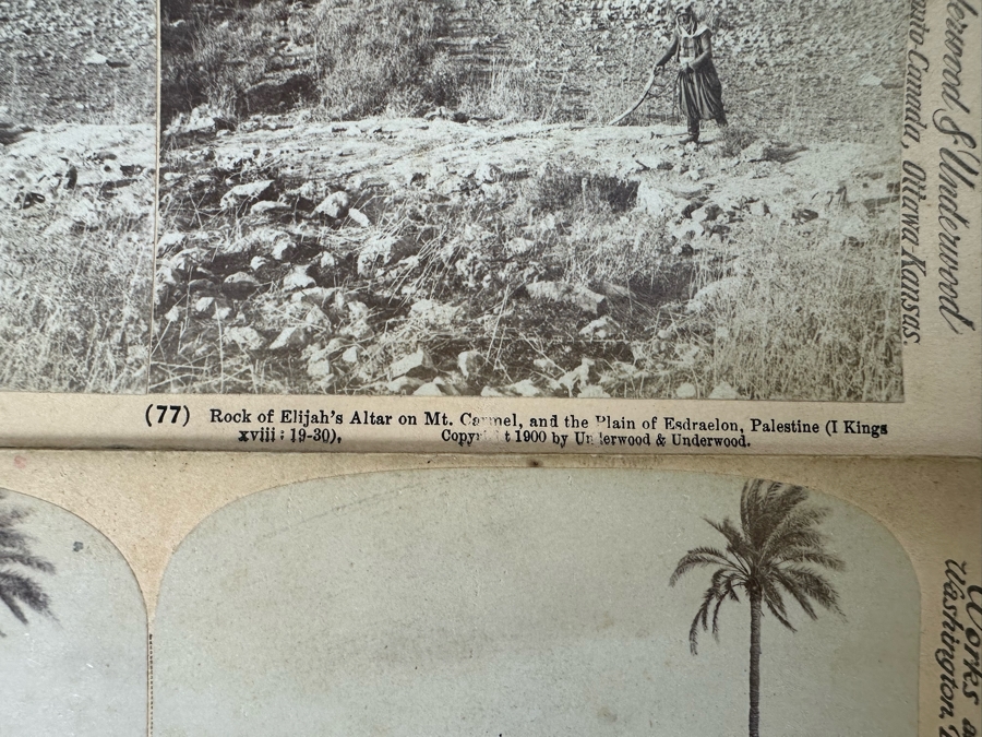 (24) Antique 1899/1900 Underwood & Underwood Collectible Stereoviews Of Biblical Times Palestine Jerusalem Syria J. F. Jarvis Publisher - See Photos [Photo 4]