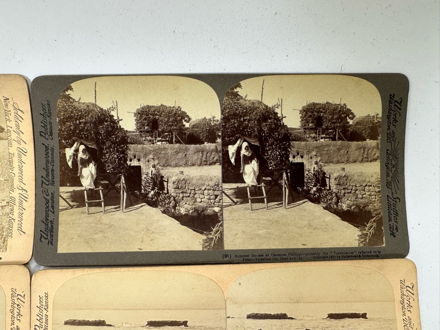 (24) Antique 1899/1900 Underwood & Underwood Collectible Stereoviews Of Biblical Times Palestine Jerusalem Syria J. F. Jarvis Publisher - See Photos [Photo 7]