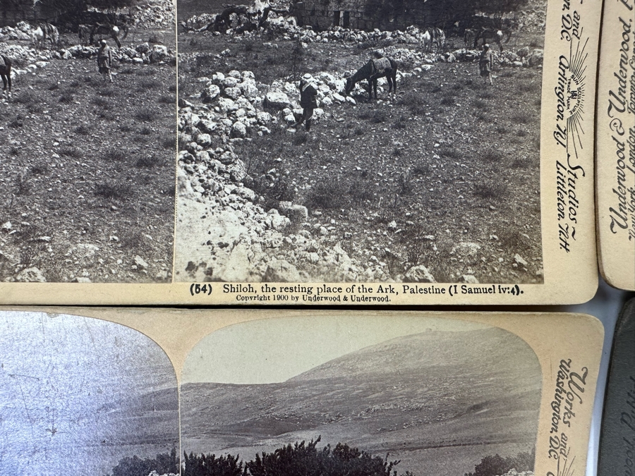 (24) Antique 1899/1900 Underwood & Underwood Collectible Stereoviews Of Biblical Times Palestine Jerusalem Syria J. F. Jarvis Publisher - See Photos [Photo 34]