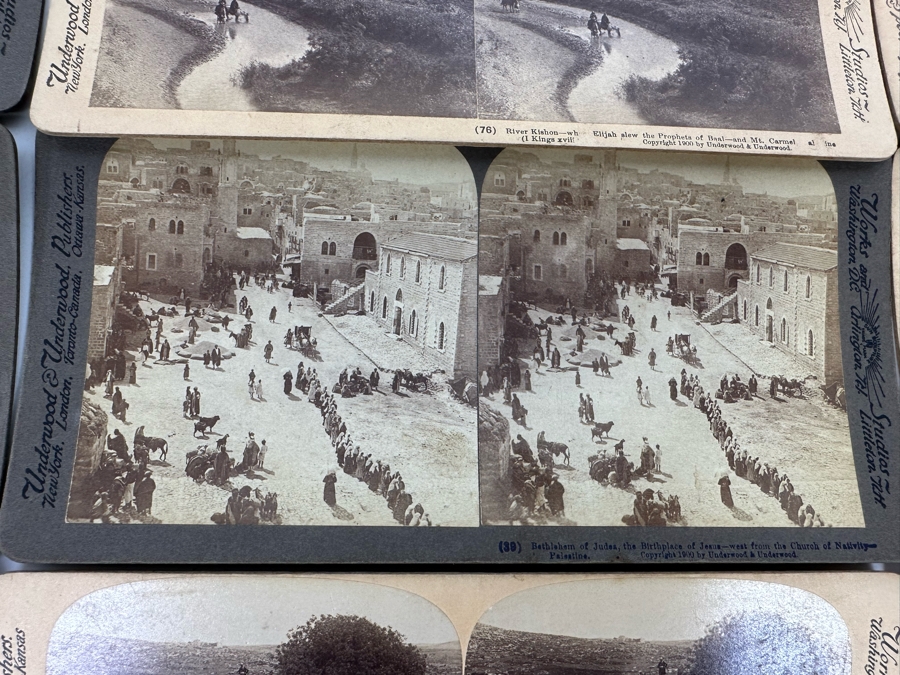 (24) Antique 1899/1900 Underwood & Underwood Collectible Stereoviews Of Biblical Times Palestine Jerusalem Syria J. F. Jarvis Publisher - See Photos [Photo 23]