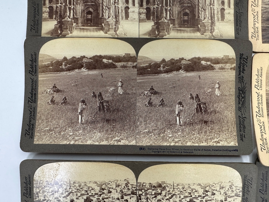 (24) Antique 1899/1900 Underwood & Underwood Collectible Stereoviews Of Biblical Times Palestine Jerusalem Syria J. F. Jarvis Publisher - See Photos [Photo 13]