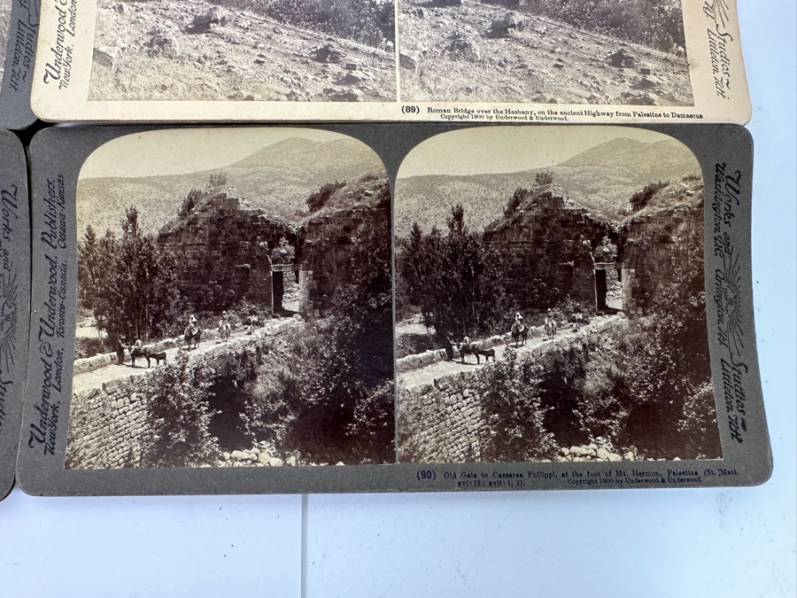 (24) Antique 1899/1900 Underwood & Underwood Collectible Stereoviews Of Biblical Times Palestine Jerusalem Syria J. F. Jarvis Publisher - See Photos [Photo 45]