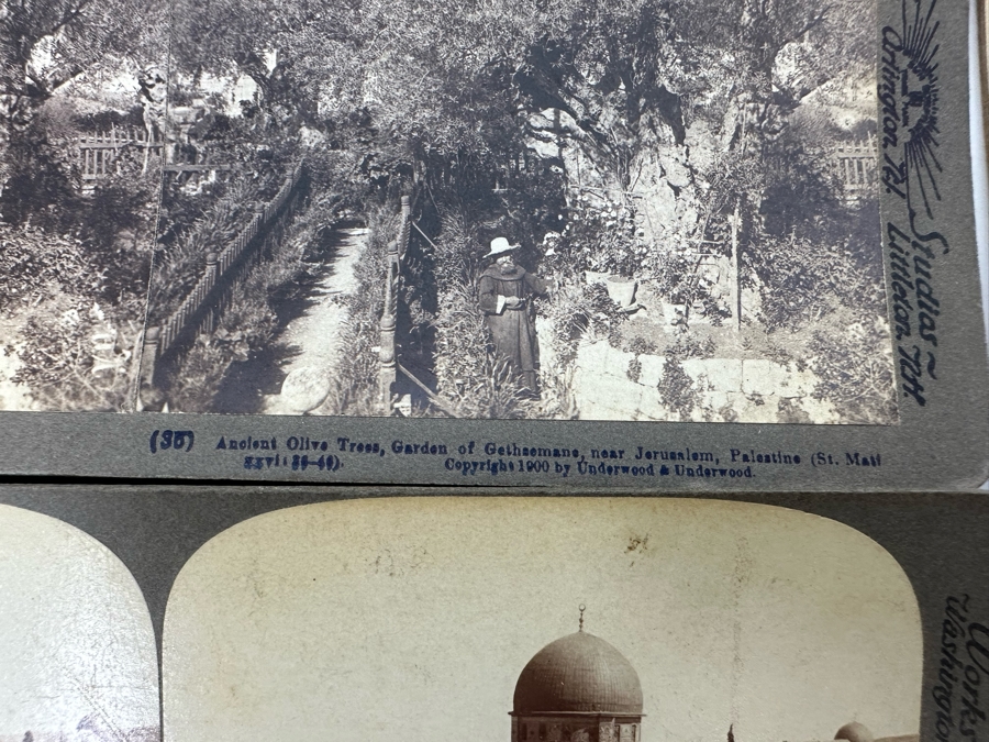 (24) Antique 1899/1900 Underwood & Underwood Collectible Stereoviews Of Biblical Times Palestine Jerusalem Syria J. F. Jarvis Publisher - See Photos [Photo 36]