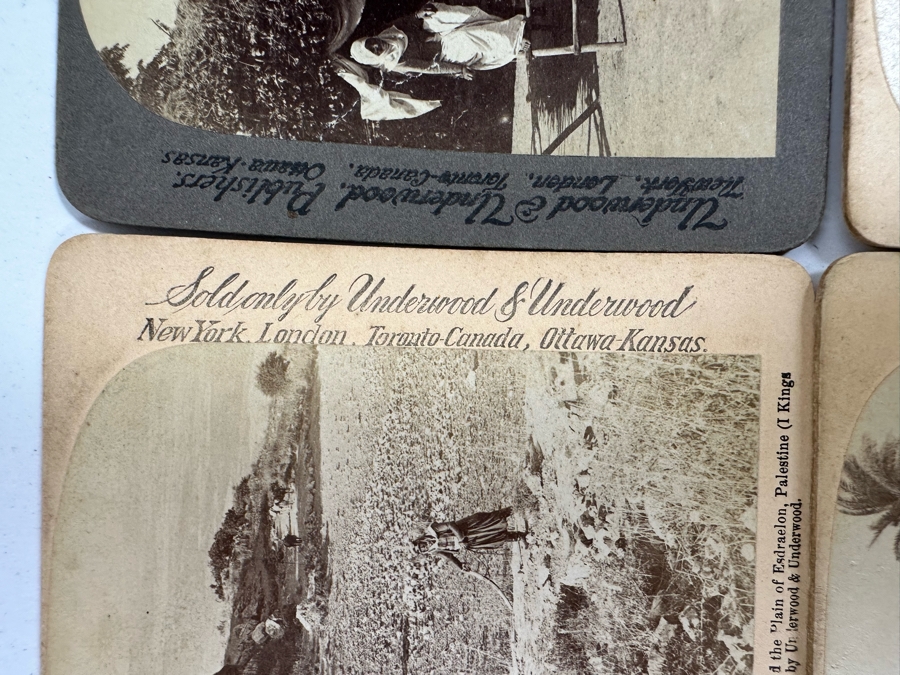 (24) Antique 1899/1900 Underwood & Underwood Collectible Stereoviews Of Biblical Times Palestine Jerusalem Syria J. F. Jarvis Publisher - See Photos [Photo 6]