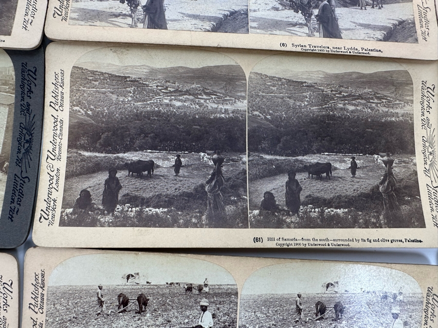 (24) Antique 1899/1900 Underwood & Underwood Collectible Stereoviews Of Biblical Times Palestine Jerusalem Syria J. F. Jarvis Publisher - See Photos [Photo 25]