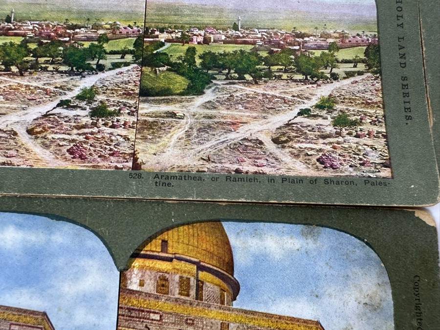(24) Antique Color 1904 Holy Land Series T. W. Ingersoll Collectible Stereoviews Of Biblical Times - See Photos [Photo 14]