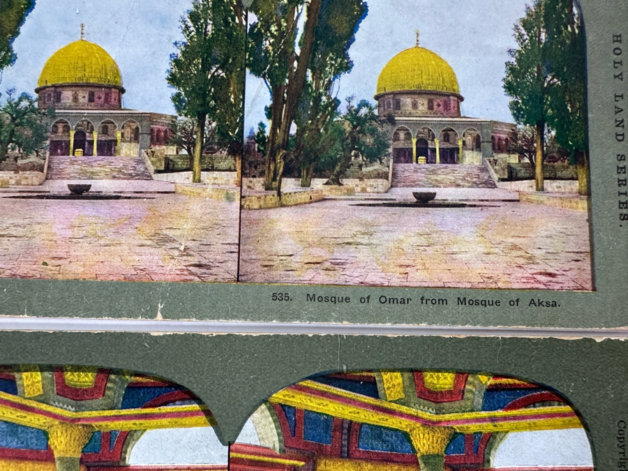 (24) Antique Color 1904 Holy Land Series T. W. Ingersoll Collectible Stereoviews Of Biblical Times - See Photos [Photo 12]