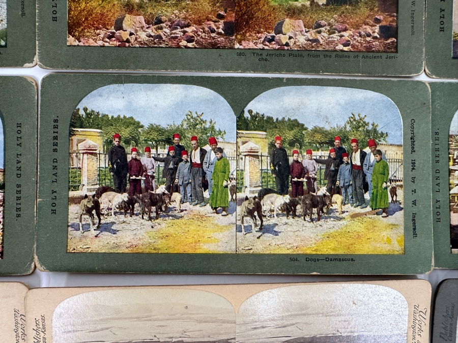 (18) Antique 1899/1904 Underwood & Underwood /  T. W. Ingersoll Collectible Stereoviews Biblical Holy Land Series [Photo 13]