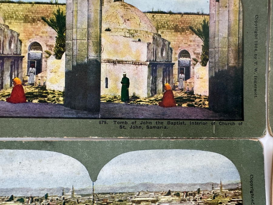 (18) Antique 1899/1904 Underwood & Underwood /  T. W. Ingersoll Collectible Stereoviews Biblical Holy Land Series [Photo 8]