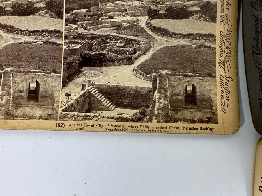 (18) Antique 1899/1904 Underwood & Underwood /  T. W. Ingersoll Collectible Stereoviews Biblical Holy Land Series [Photo 28]