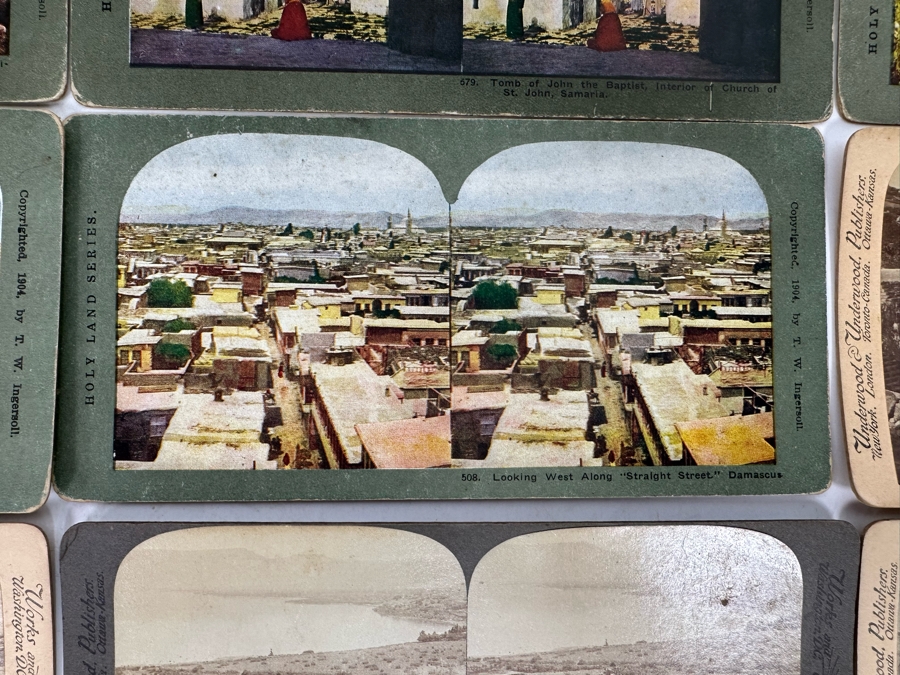 (18) Antique 1899/1904 Underwood & Underwood /  T. W. Ingersoll Collectible Stereoviews Biblical Holy Land Series [Photo 15]