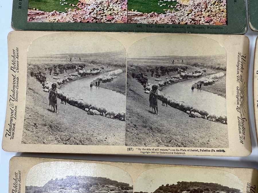 (18) Antique 1899/1904 Underwood & Underwood /  T. W. Ingersoll Collectible Stereoviews Biblical Holy Land Series [Photo 25]