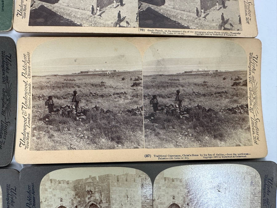(18) Antique 1899/1904 Underwood & Underwood /  T. W. Ingersoll Collectible Stereoviews Biblical Holy Land Series [Photo 19]