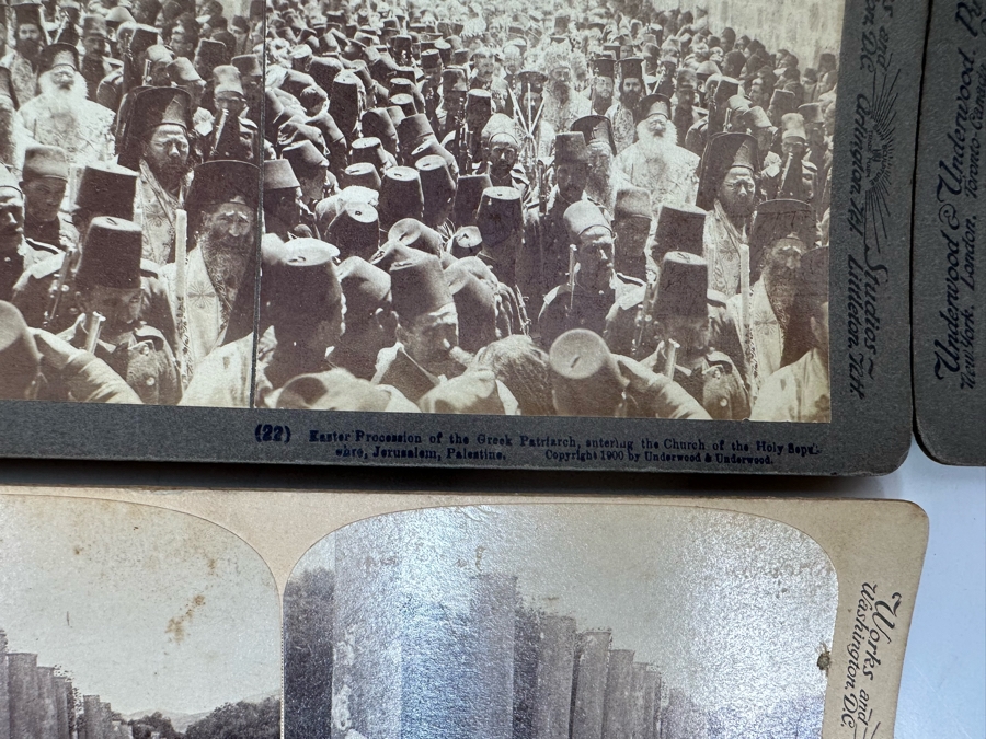 (18) Antique 1899/1904 Underwood & Underwood /  T. W. Ingersoll Collectible Stereoviews Biblical Holy Land Series [Photo 32]