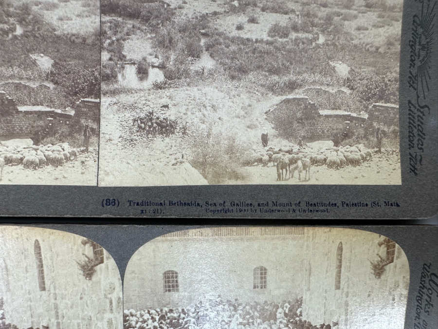 (18) Antique 1899/1904 Underwood & Underwood /  T. W. Ingersoll Collectible Stereoviews Biblical Holy Land Series [Photo 22]