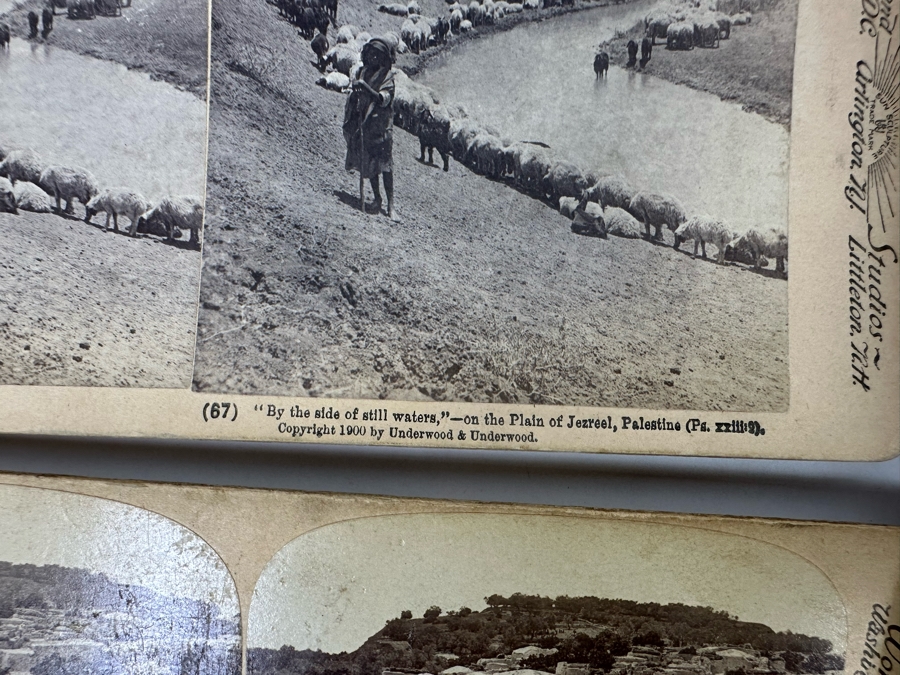 (18) Antique 1899/1904 Underwood & Underwood /  T. W. Ingersoll Collectible Stereoviews Biblical Holy Land Series [Photo 26]