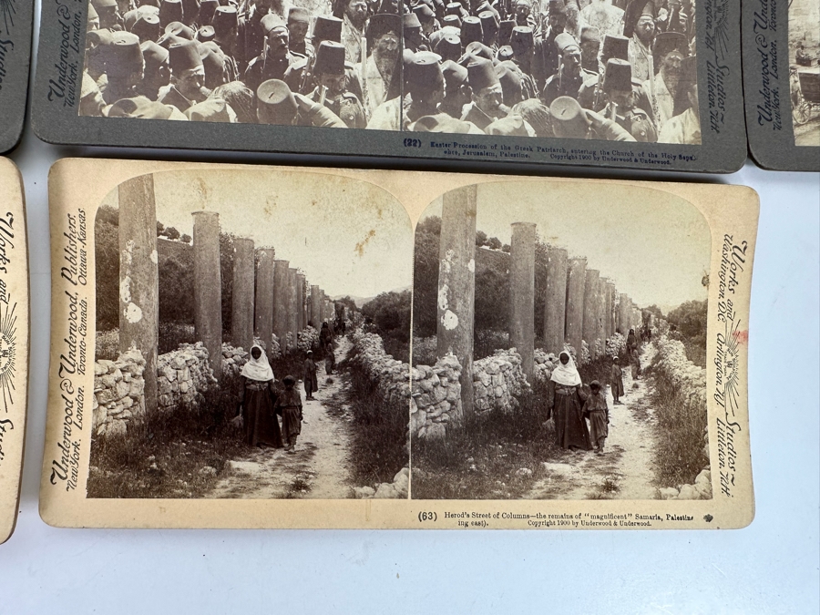 (18) Antique 1899/1904 Underwood & Underwood /  T. W. Ingersoll Collectible Stereoviews Biblical Holy Land Series [Photo 37]