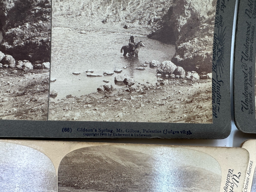 (18) Antique 1899/1904 Underwood & Underwood /  T. W. Ingersoll Collectible Stereoviews Biblical Holy Land Series [Photo 30]