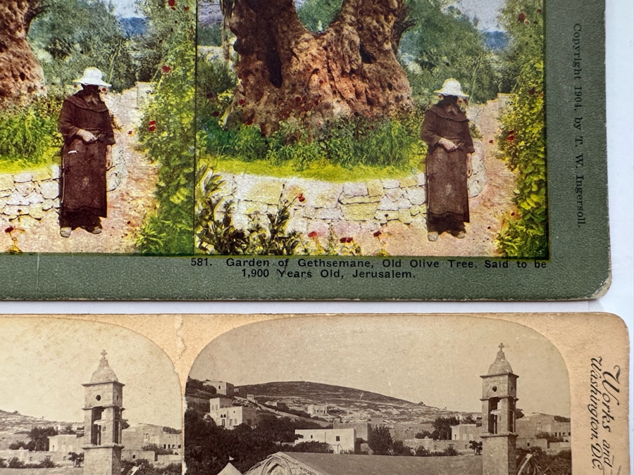 (18) Antique 1899/1904 Underwood & Underwood /  T. W. Ingersoll Collectible Stereoviews Biblical Holy Land Series [Photo 10]