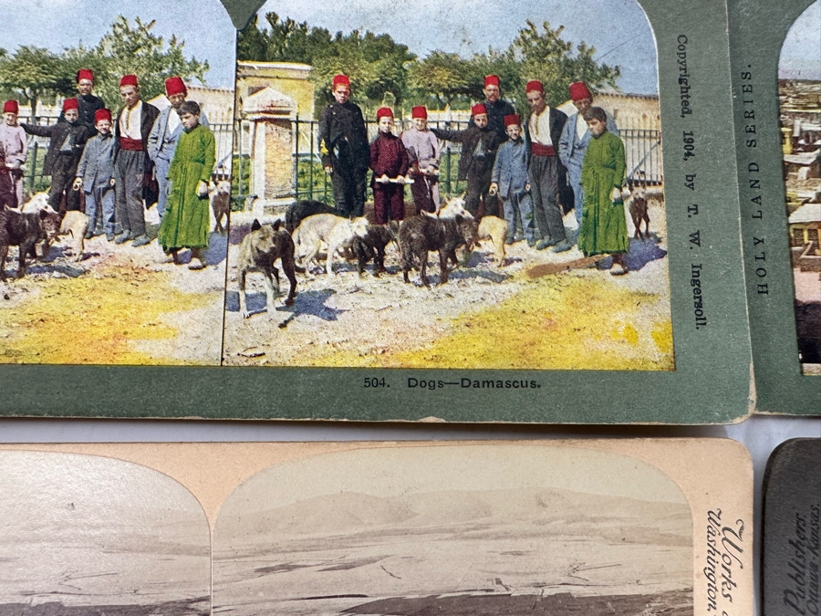 (18) Antique 1899/1904 Underwood & Underwood /  T. W. Ingersoll Collectible Stereoviews Biblical Holy Land Series [Photo 14]