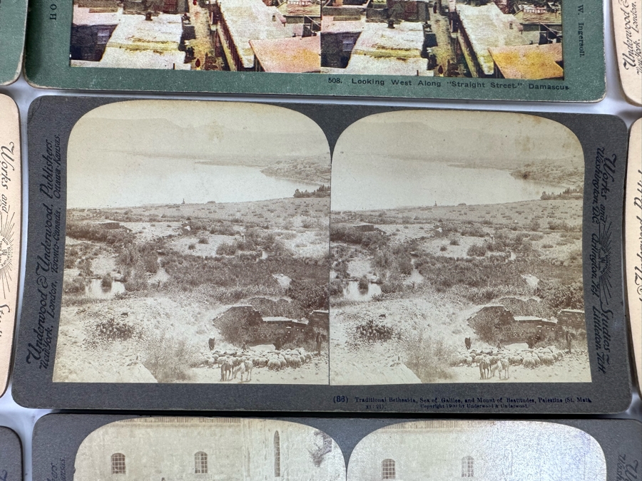 (18) Antique 1899/1904 Underwood & Underwood /  T. W. Ingersoll Collectible Stereoviews Biblical Holy Land Series [Photo 21]