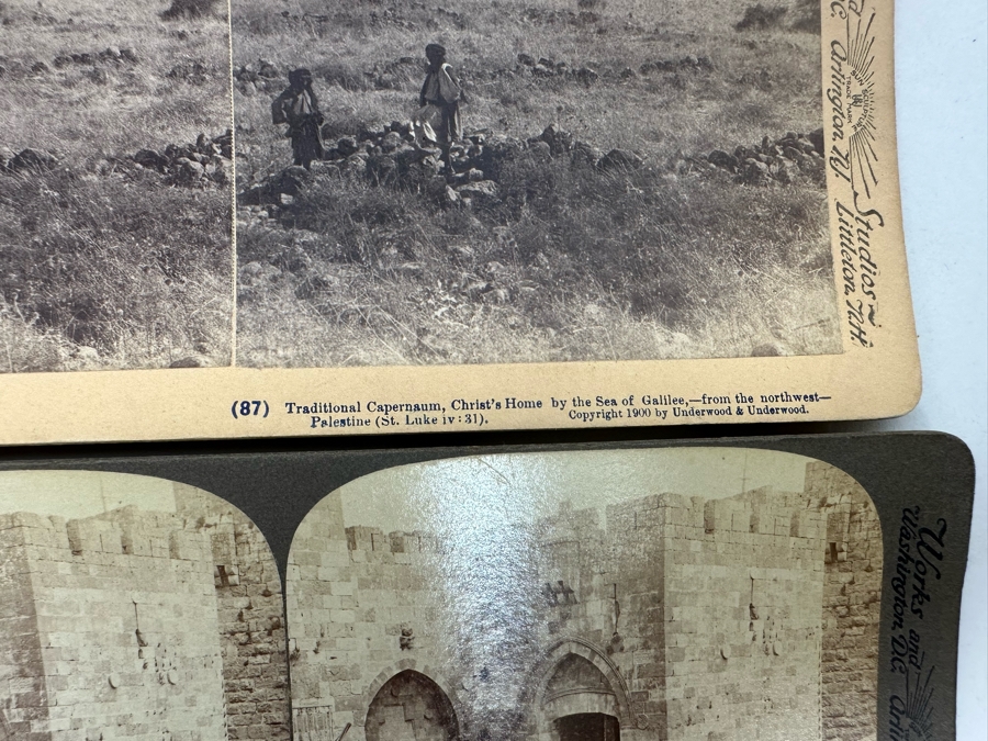 (18) Antique 1899/1904 Underwood & Underwood /  T. W. Ingersoll Collectible Stereoviews Biblical Holy Land Series [Photo 20]