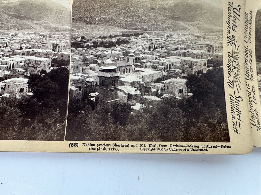 (18) Antique 1899/1904 Underwood & Underwood /  T. W. Ingersoll Collectible Stereoviews Biblical Holy Land Series [Photo 36]
