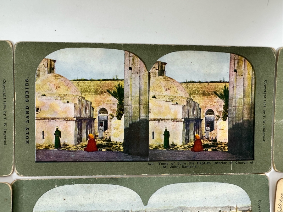 (18) Antique 1899/1904 Underwood & Underwood /  T. W. Ingersoll Collectible Stereoviews Biblical Holy Land Series [Photo 7]