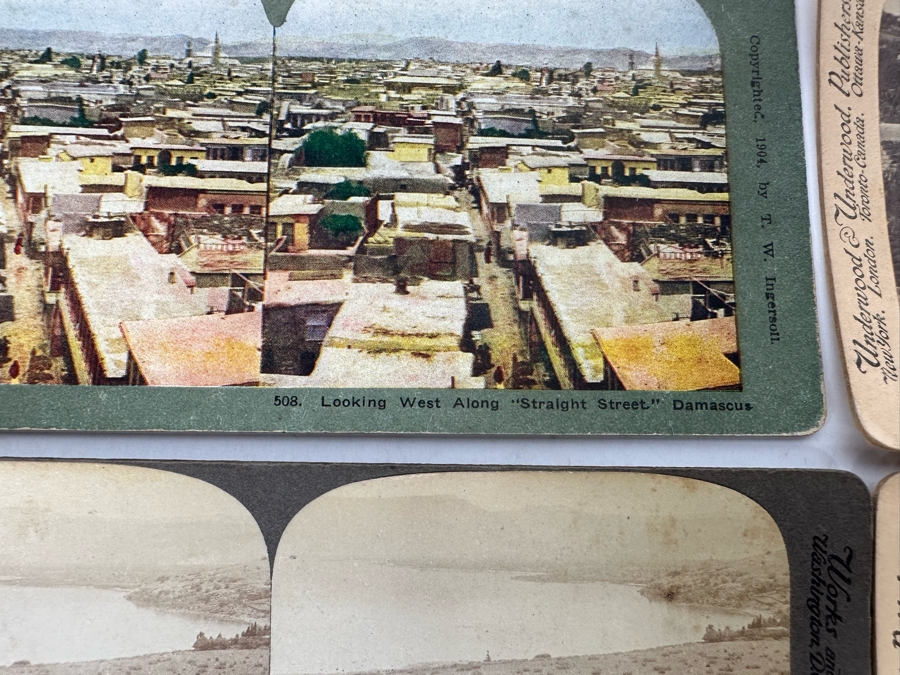 (18) Antique 1899/1904 Underwood & Underwood /  T. W. Ingersoll Collectible Stereoviews Biblical Holy Land Series [Photo 16]
