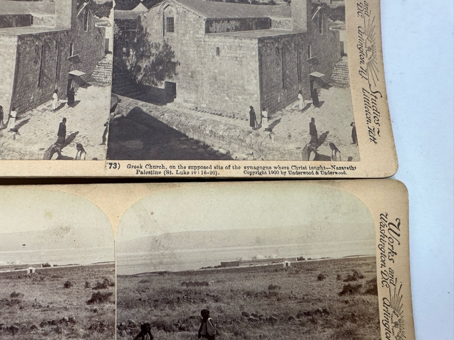 (18) Antique 1899/1904 Underwood & Underwood /  T. W. Ingersoll Collectible Stereoviews Biblical Holy Land Series [Photo 18]