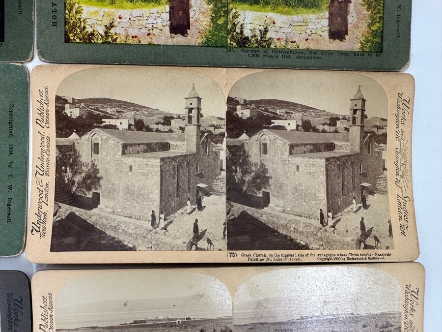 (18) Antique 1899/1904 Underwood & Underwood /  T. W. Ingersoll Collectible Stereoviews Biblical Holy Land Series [Photo 17]